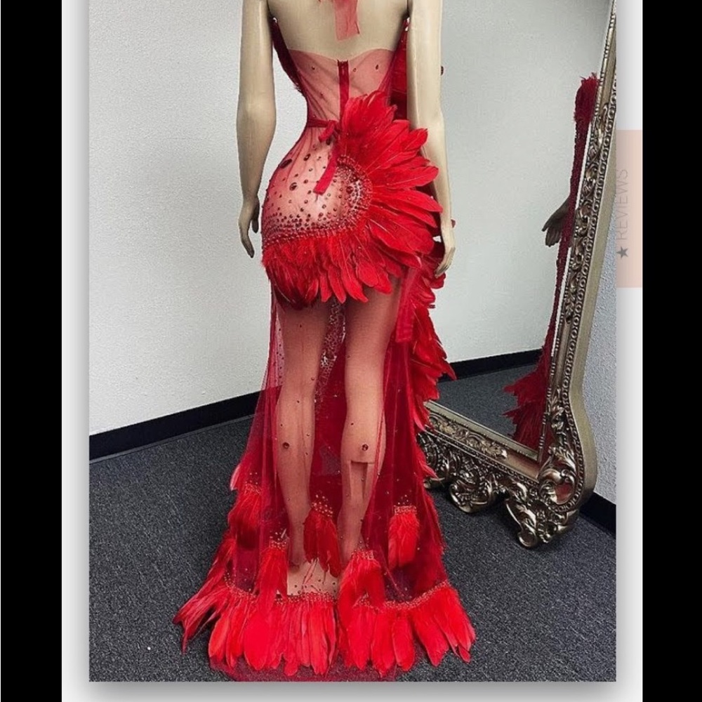 Red dress